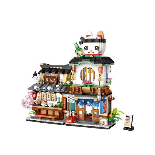 Miniature Marvels: Japanese Street Shops Building Sets